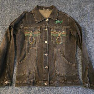 COOGI Australia Women Multicolor Denim Jean Jacket Size 15